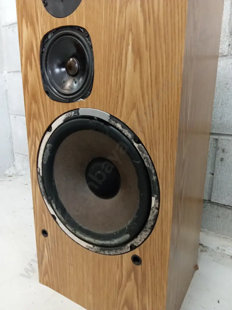 PAIR OF ACOUSTIC LABS SPEAKERS (S-540) NO WIRES, 69CM TALL Image 1++