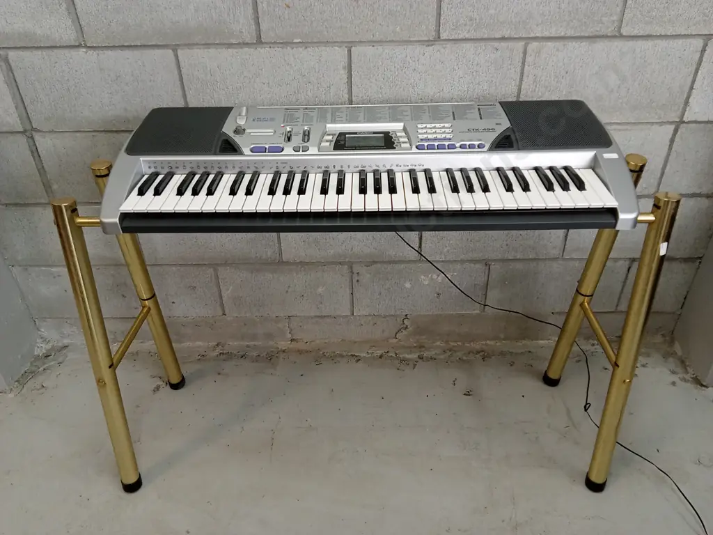 CTK-496 KEYBOARD WITH STAND (WORKING) Image 1++