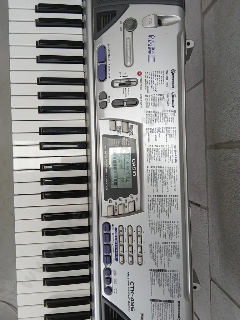 CTK-496 KEYBOARD WITH STAND (WORKING) Image 1++
