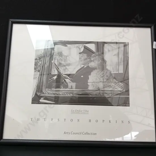 FRAMED PHOTOGRAPHIC PRINT TITLED "LA DOLCE VITA" BY THURSTON HOPKINS L53CM H42CM