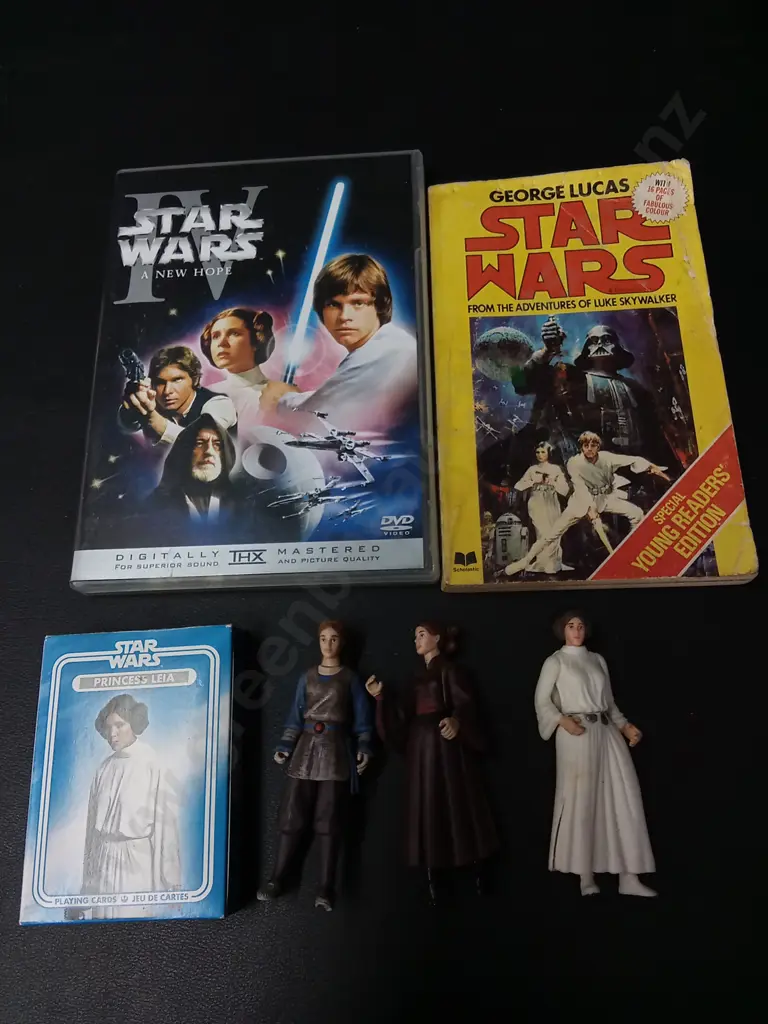 6 VINTAGE STAR WARS ITEMS Image 1++