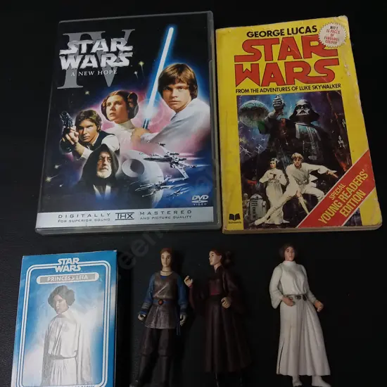 6 VINTAGE STAR WARS ITEMS