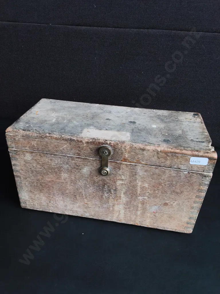 VINTAGE SURVEYOR'S TRANSIT LEVEL SCOPE INSTRUMENT WITH ORIGINAL FITTED WOODEN CASE Image 1++