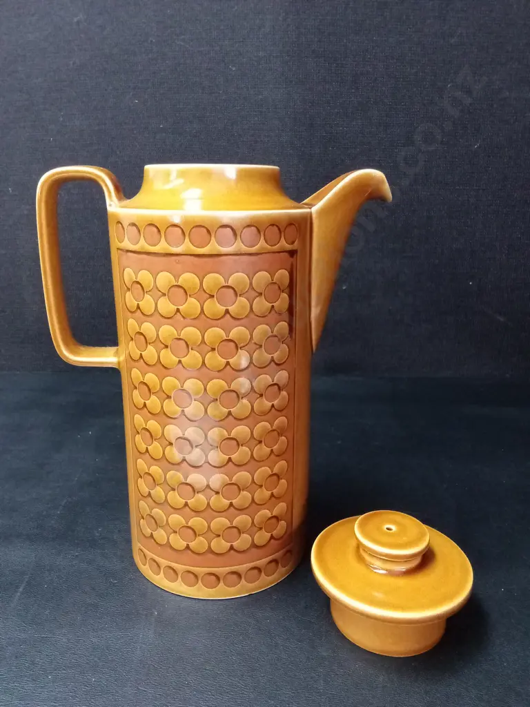 VINTAGE HORNSEA "SAFFRON" COFFEE POT H25CM Image 1++