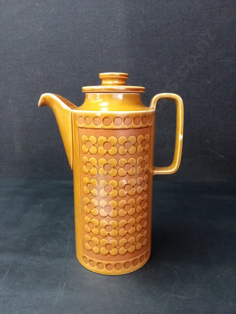 VINTAGE HORNSEA "SAFFRON" COFFEE POT H25CM Image 1++
