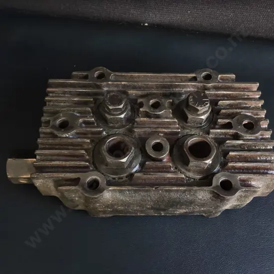 CYLINDER HEAD INDUSTRIAL ART PIECE, W 24 CM