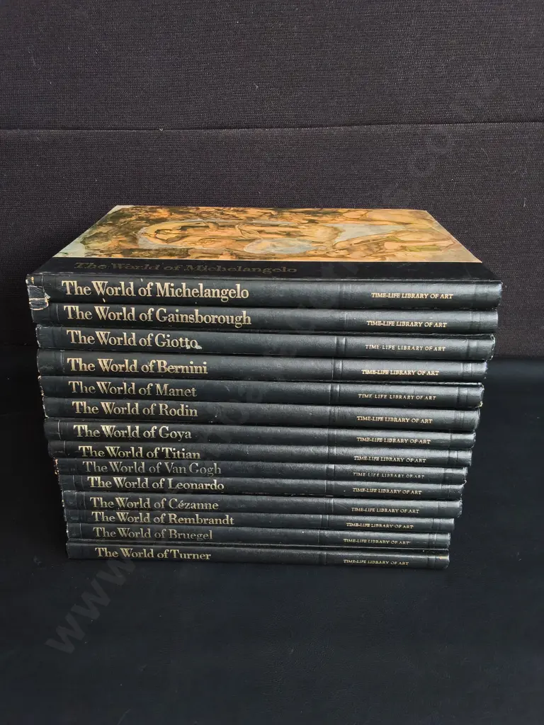 COLLECTION OH HARDCOVER BOOKS FROM THE TIME-LIFE LIBRARY OF ART SERIES, 14 PIECES Image 1++