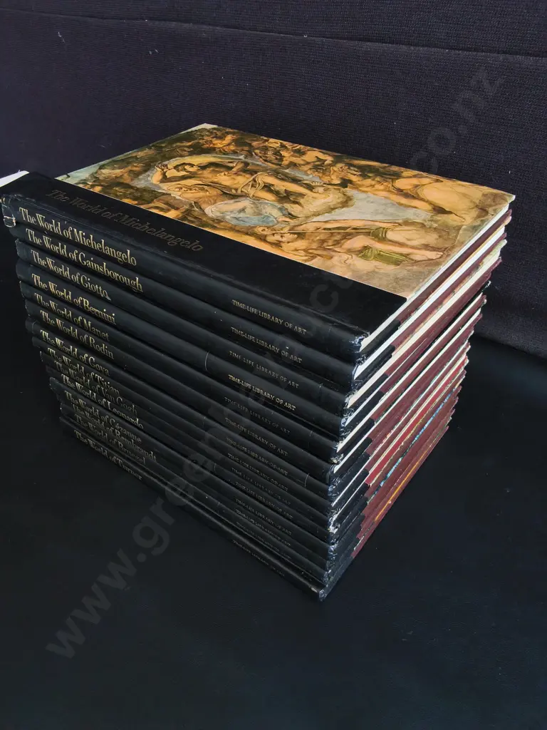 COLLECTION OH HARDCOVER BOOKS FROM THE TIME-LIFE LIBRARY OF ART SERIES, 14 PIECES Image 1++