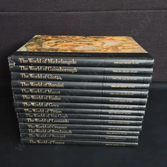 COLLECTION OH HARDCOVER BOOKS FROM THE TIME-LIFE LIBRARY OF ART SERIES, 14 PIECES