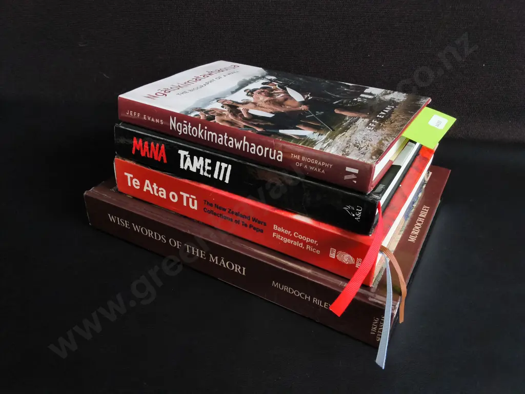 4 BOOKS ON MĀORI HISTORY AND CULTURE Image 1++