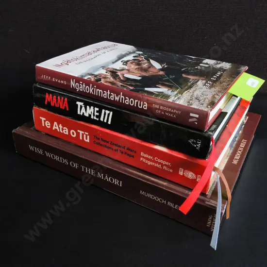 4 BOOKS ON MĀORI HISTORY AND CULTURE