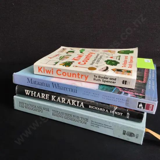 4 BOOKS ON MĀORI ARCHITECTURE AND NZ HISTORY
