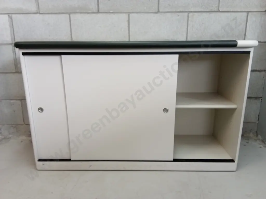 OFFICE CREDENZA WITH SLIDING DOORS, H 72CM X W 120CM X D 45CM Image 1++
