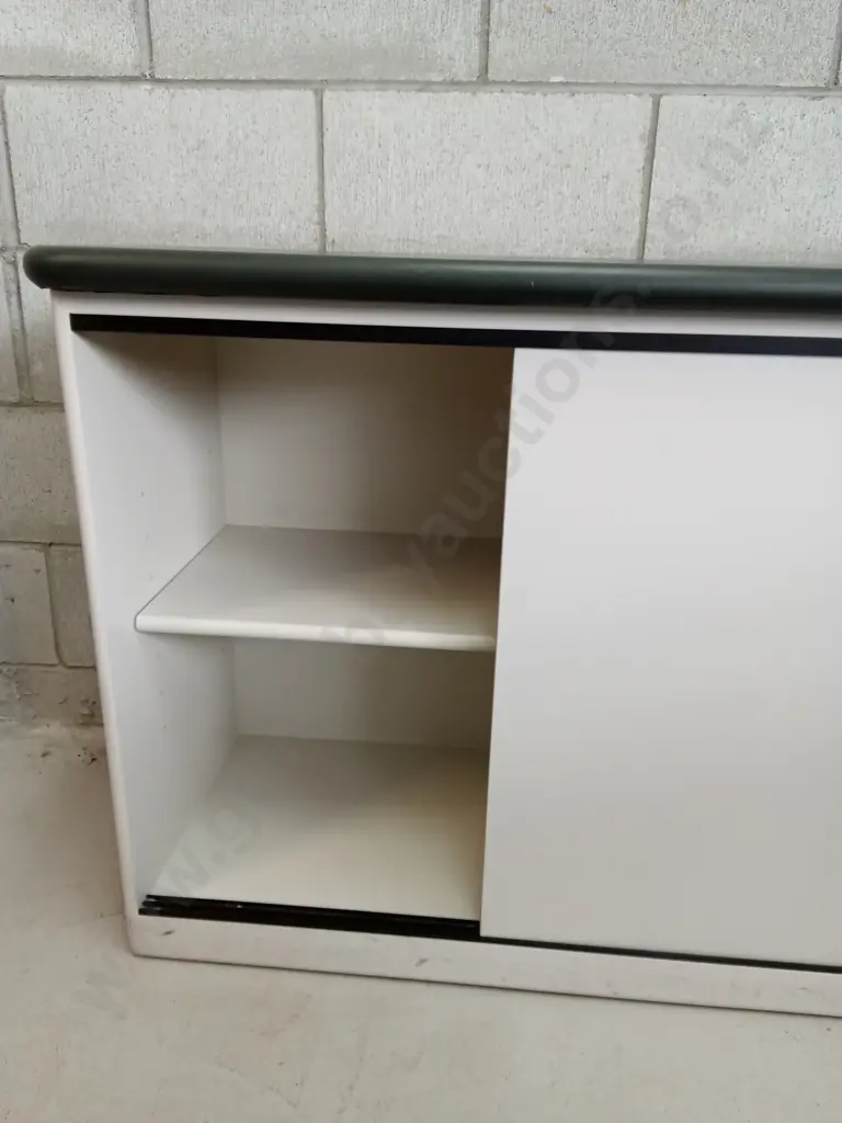 OFFICE CREDENZA WITH SLIDING DOORS, H 72CM X W 120CM X D 45CM Image 1++