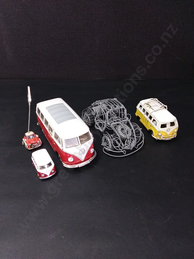 5 DECORATIVE CARS LONGEST L16CM Image 1++