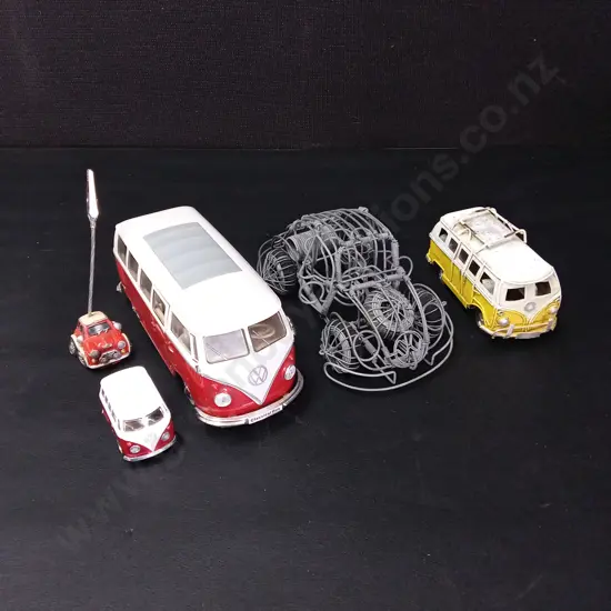5 DECORATIVE CARS LONGEST L16CM