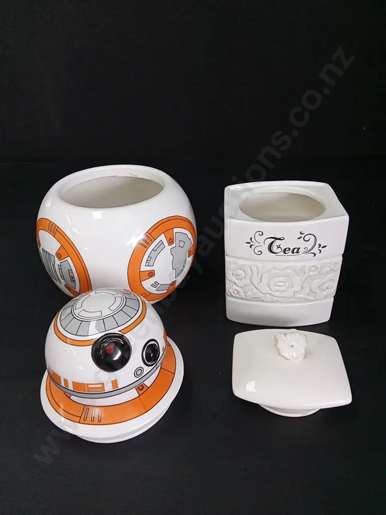 COOKIE JAR H22CM AND TEA JAR H15CM Image 1++