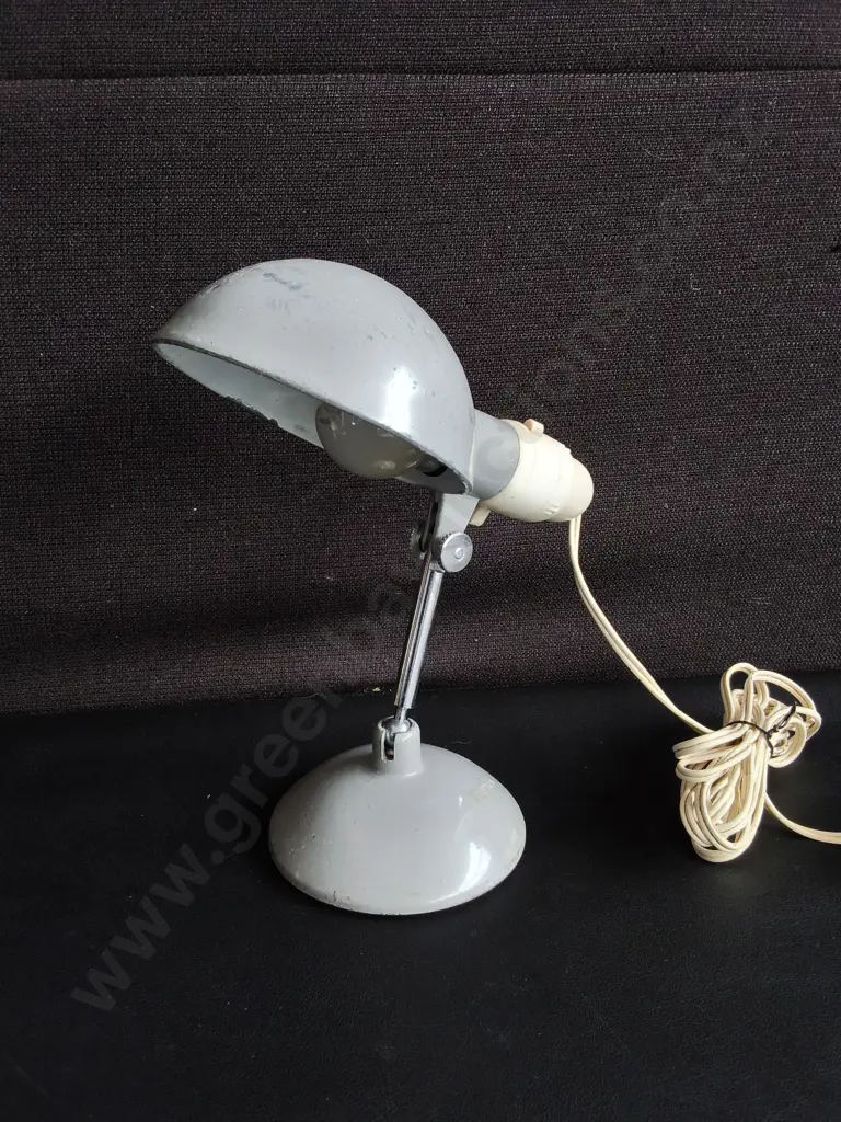 MID CENTURY CLAMP LAMP BY BLUE SEAL, WORKING Image 1++