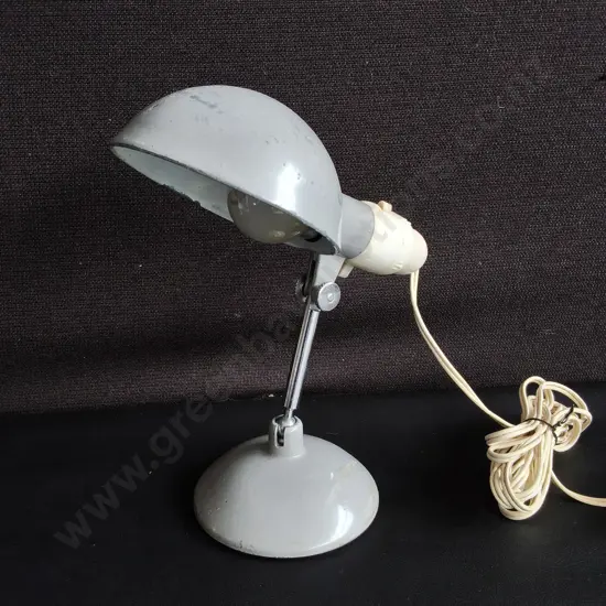 MID CENTURY CLAMP LAMP BY BLUE SEAL, WORKING