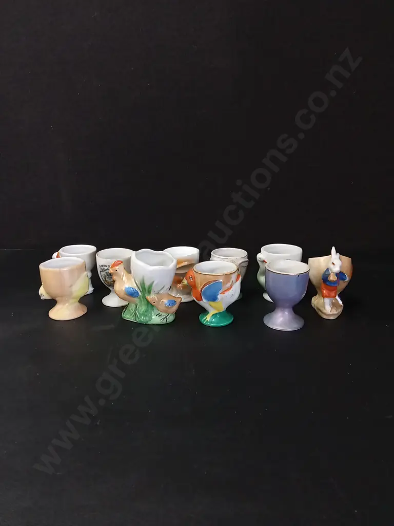 23 VINTAGE EGG CUPS TALLEST H8CM Image 1++