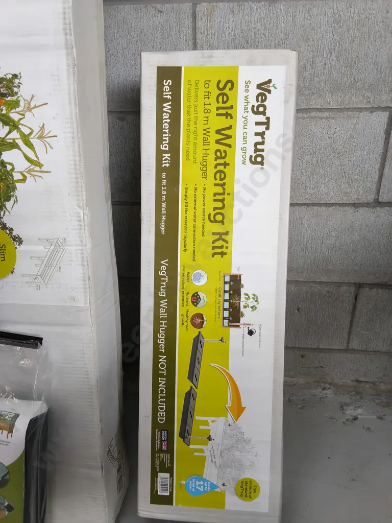 BRAND NEW WALL HUGGER 1.8M, SHADE COVER, SELF WATERING KIT, AND GREENHOUSE FRAMES, VEGTRUG Image 1++