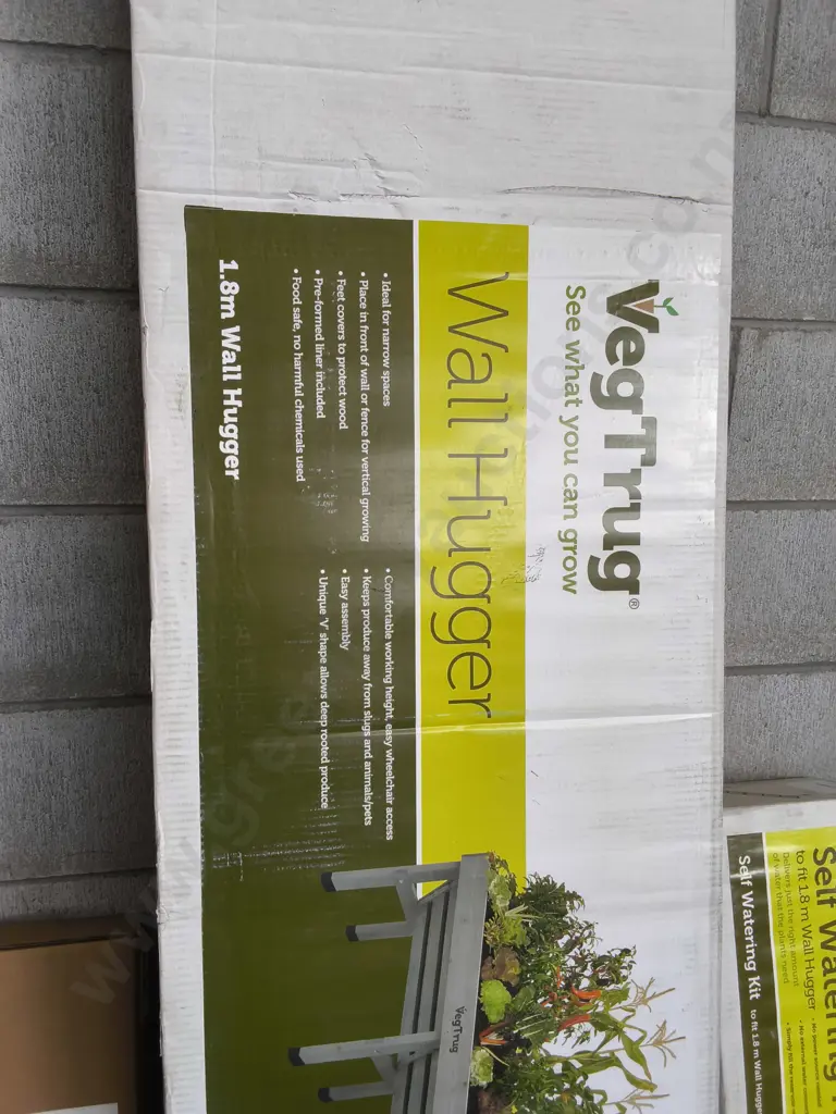 BRAND NEW WALL HUGGER 1.8M, SHADE COVER, SELF WATERING KIT, AND GREENHOUSE FRAMES, VEGTRUG Image 1++