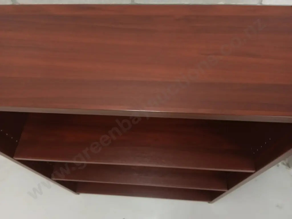 THREE TIER SHEVING UNIT, H 121CM X W 90CM X D 33CM Image 1++