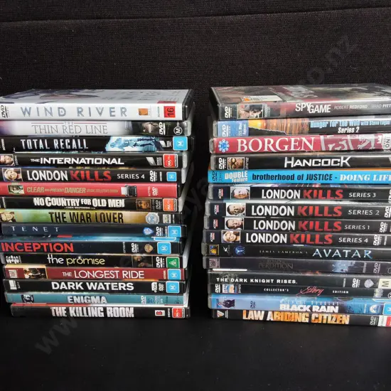 MIX OF DVDS