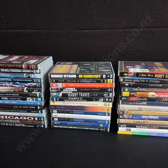 MIX OF MUSIC DVDS