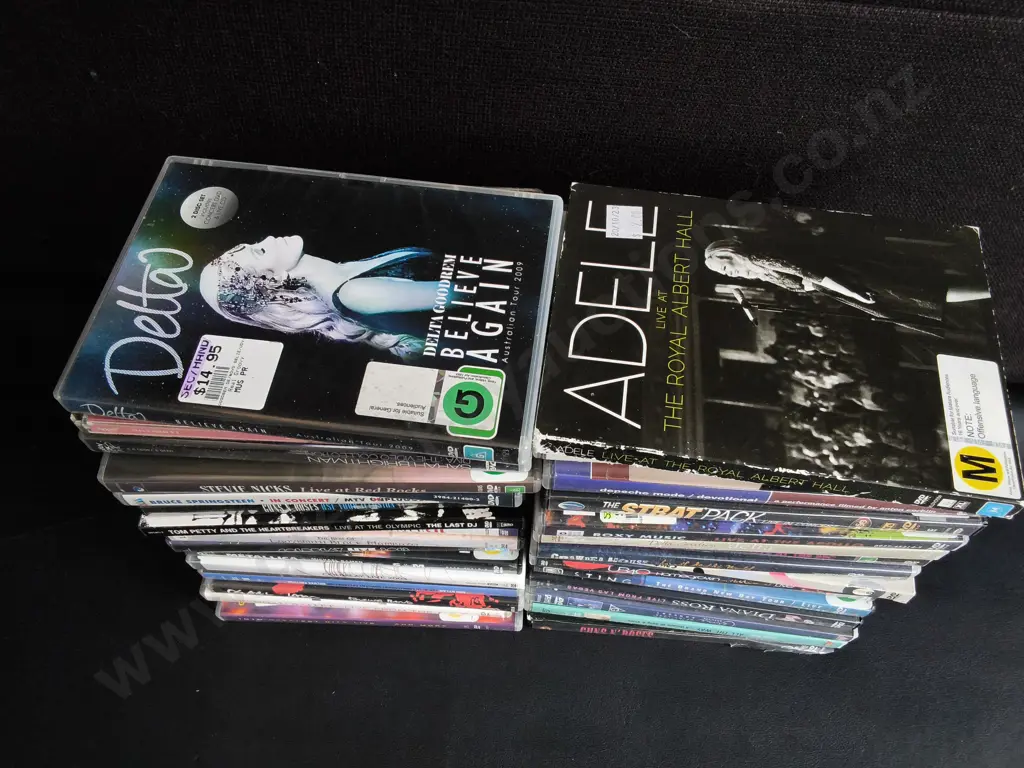 MIX OF MUSIC DVDS Image 1++