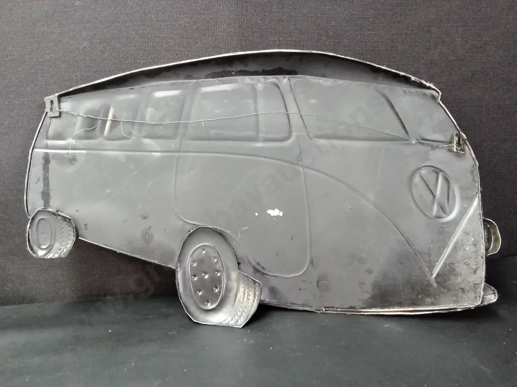 VINTAGE VOLKSWAGON METAL ART L66CM H37CM Image 1++