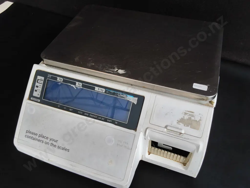 CAS LABEL PRINTING SCALE Image 1++