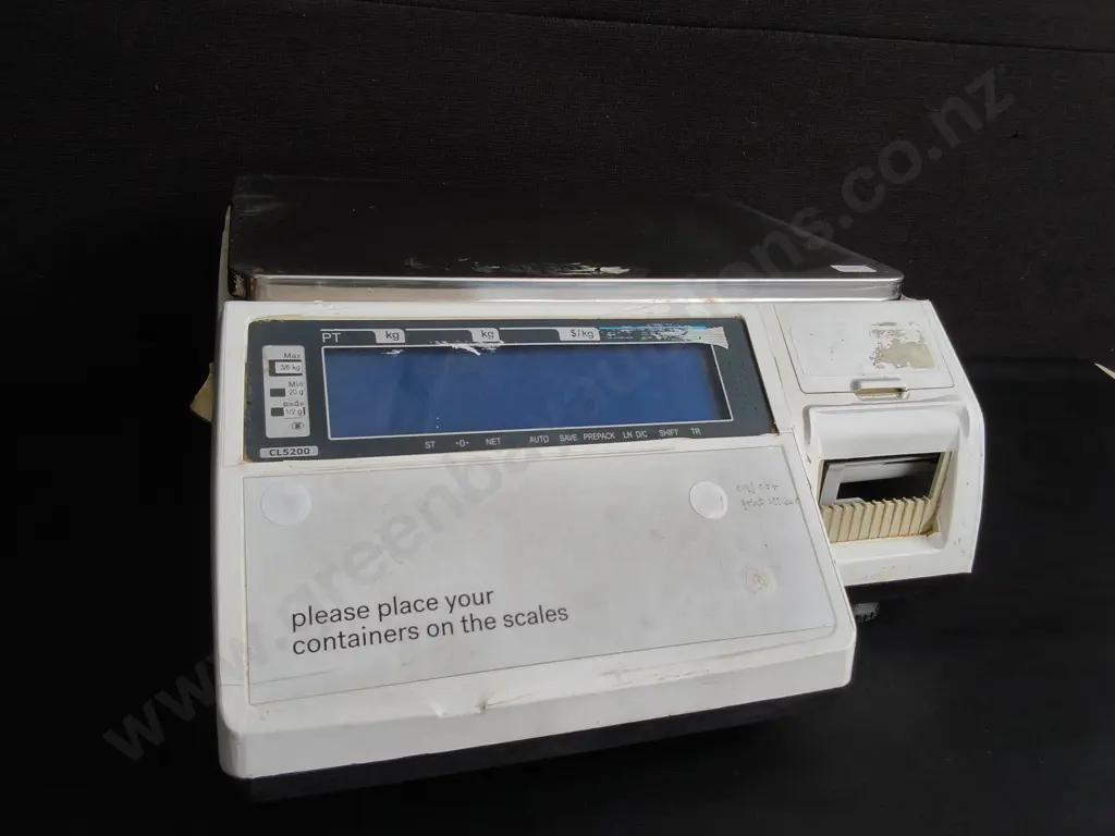 CAS LABEL PRINTING SCALE Image 1++