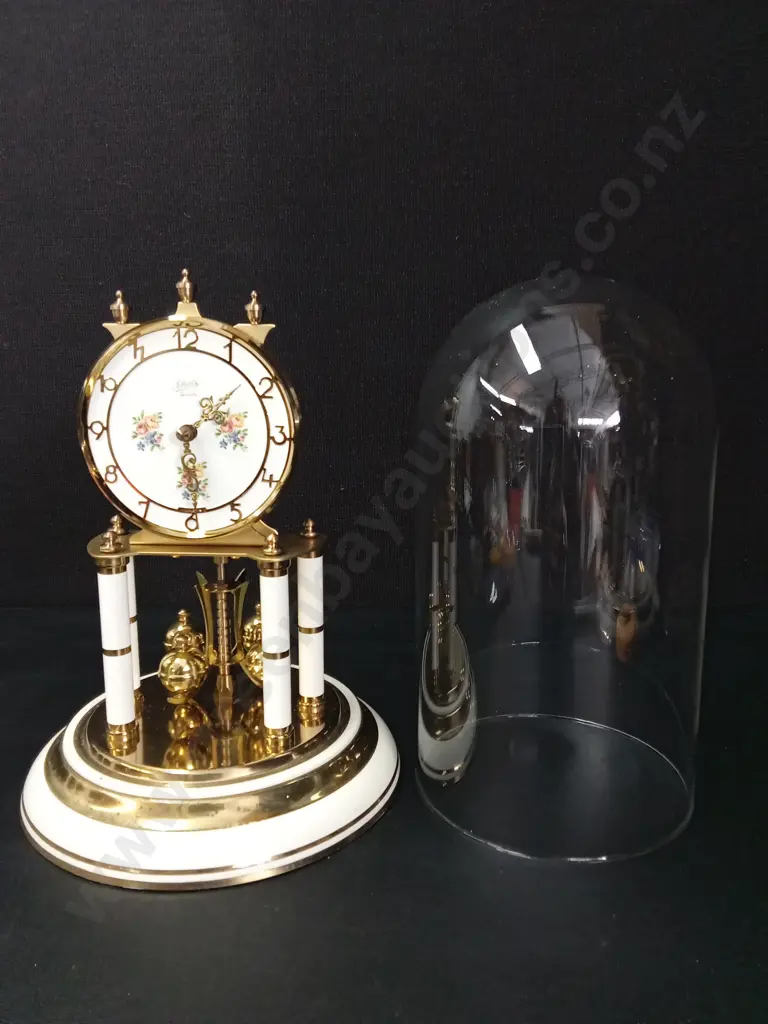 VINTAGE SCHATZ 400-DAY ANNIVERSARY CLOCK MADE IN GERMANY H29CM Image 1++