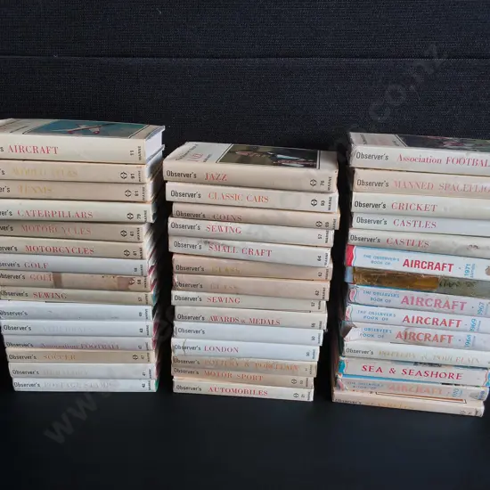 COLLECTION OF VINTAGE OBSERVER'S BOOKS