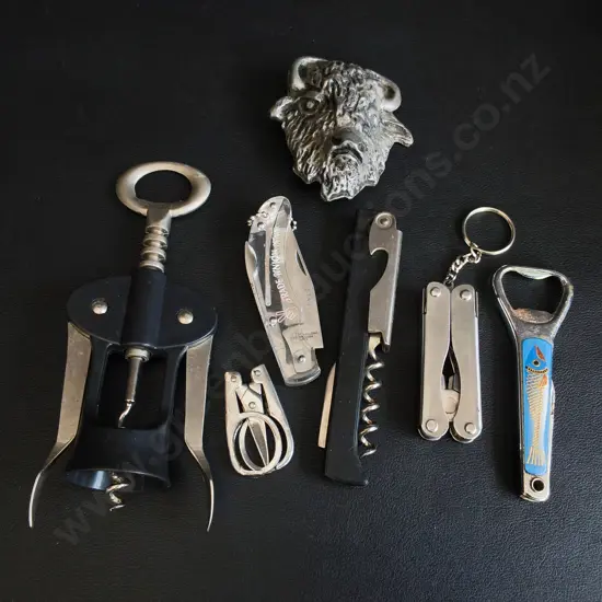 BARWARE, MULTI TOOLS, AND BELT BUCKLE