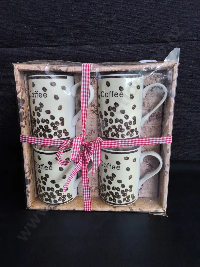 BRAND NEW SET OF 4 MUGS, BOXED Image 1++