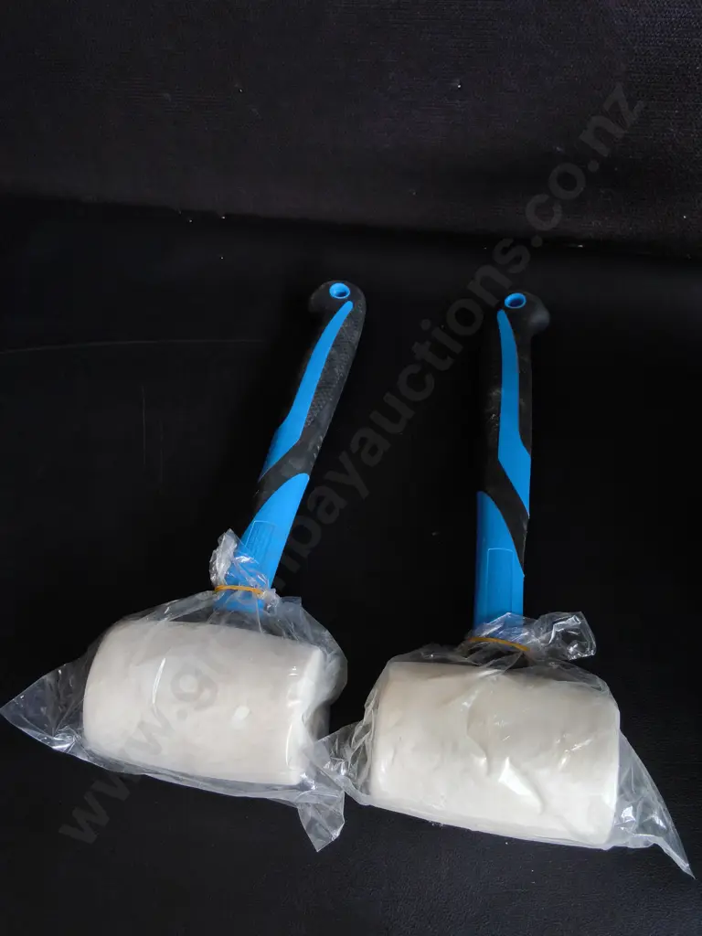 2 DRAPER WHITE RUBBER MALLETS Image 1++