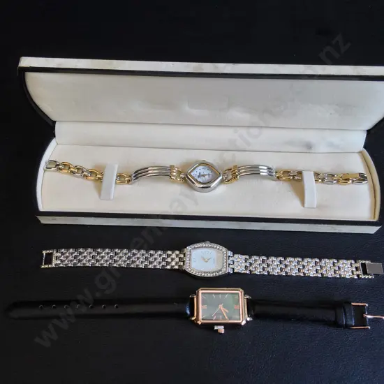 3 WOMENS WATCHES