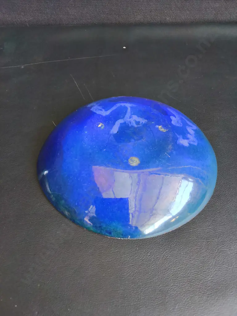 VINTAGE ENAMELED COPPER DISH, DIA 19 CM Image 1++