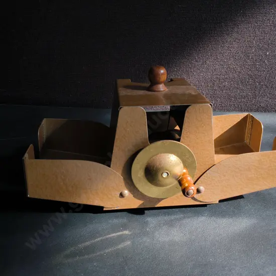 VINTAGE ELY CULBERTSON MECHANICAL CARD SHUFFLER, MID CENTURY 1950S