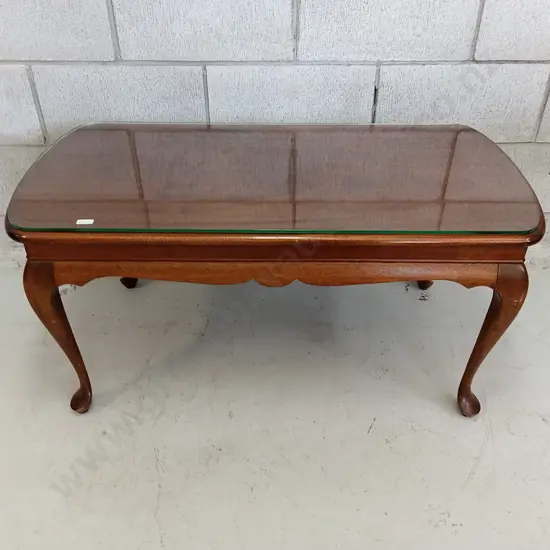 VINTAGE ROCOCO STYLE COFFEE TABLE, H 44 CM X W 92 CM X D 45 CM