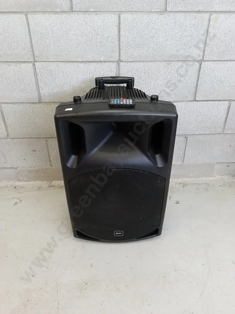 QTX QX15PA PORTABLE PA SPEAKER - BLUETOOTH VARIOUS INPUTS, FM RADIO - TESTED WORKING Image 1++