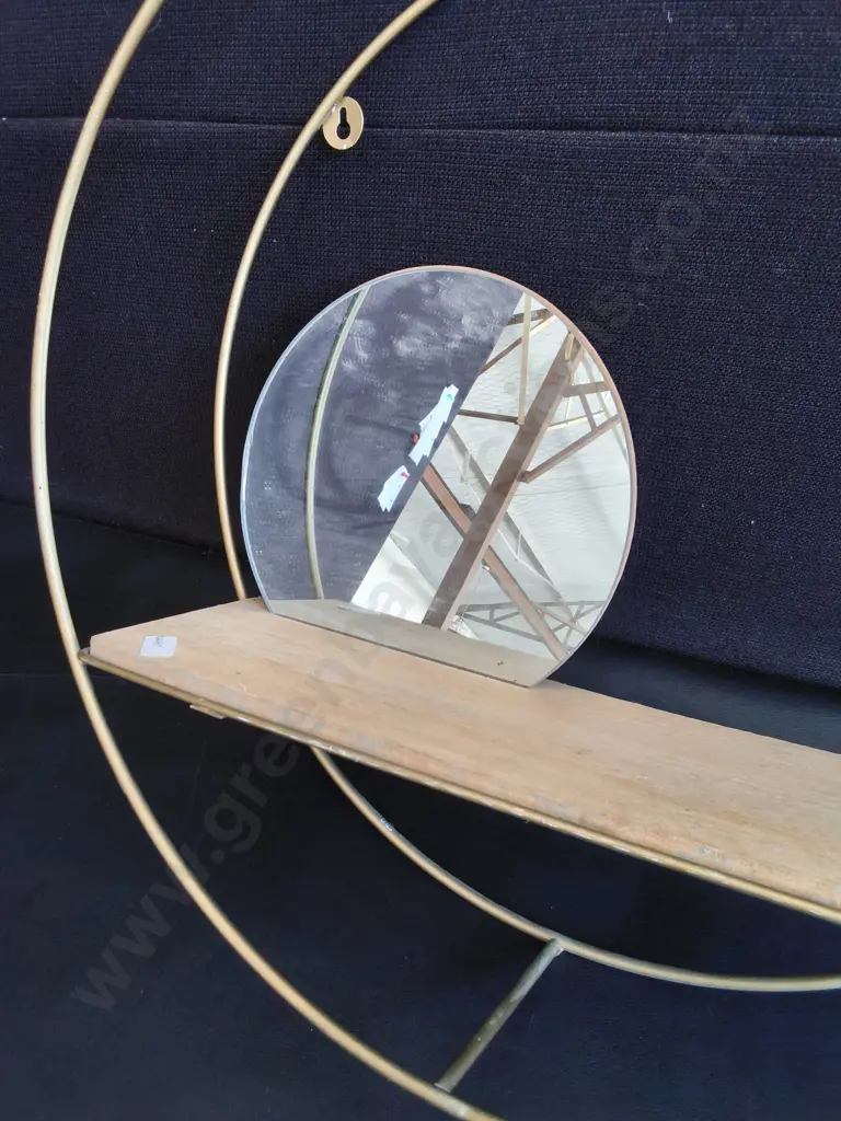 RETRO SHELF WITH MIRROR, H 44 CM Image 1++
