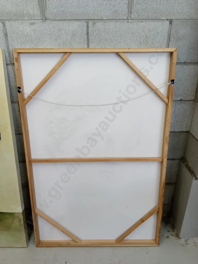 TWO LARGE CANVASES, GLOSS FINISH, 120CM X 80CM Image 1++