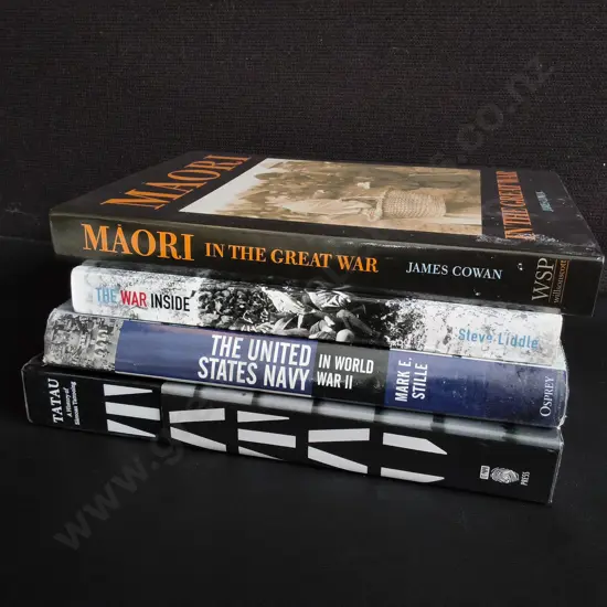 4 BOOKS ON THE MILITARY AND HISTORY