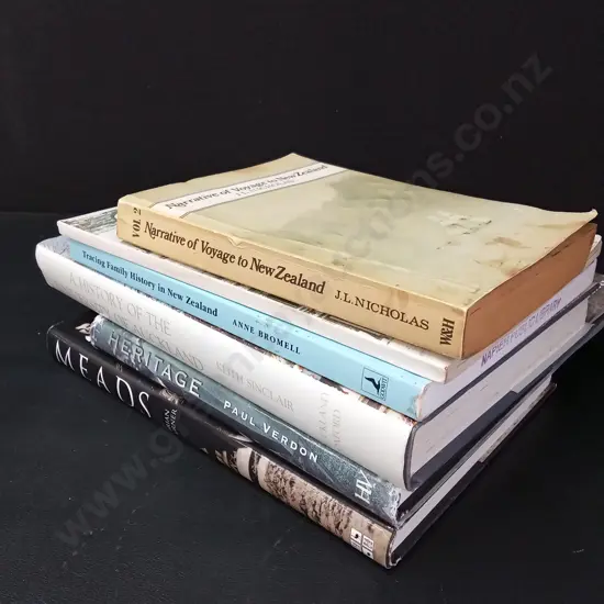 6 NEW ZEALAND BOOKS