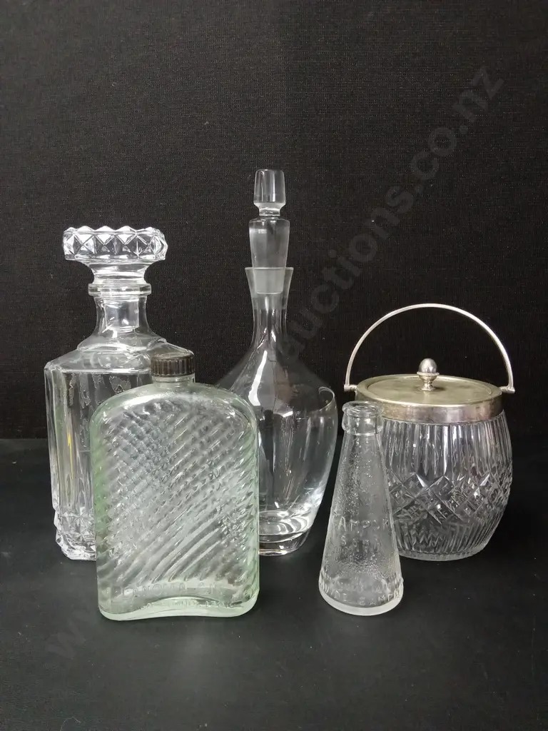 5 GLASS ITEMS TALLEST H29CM Image 1++