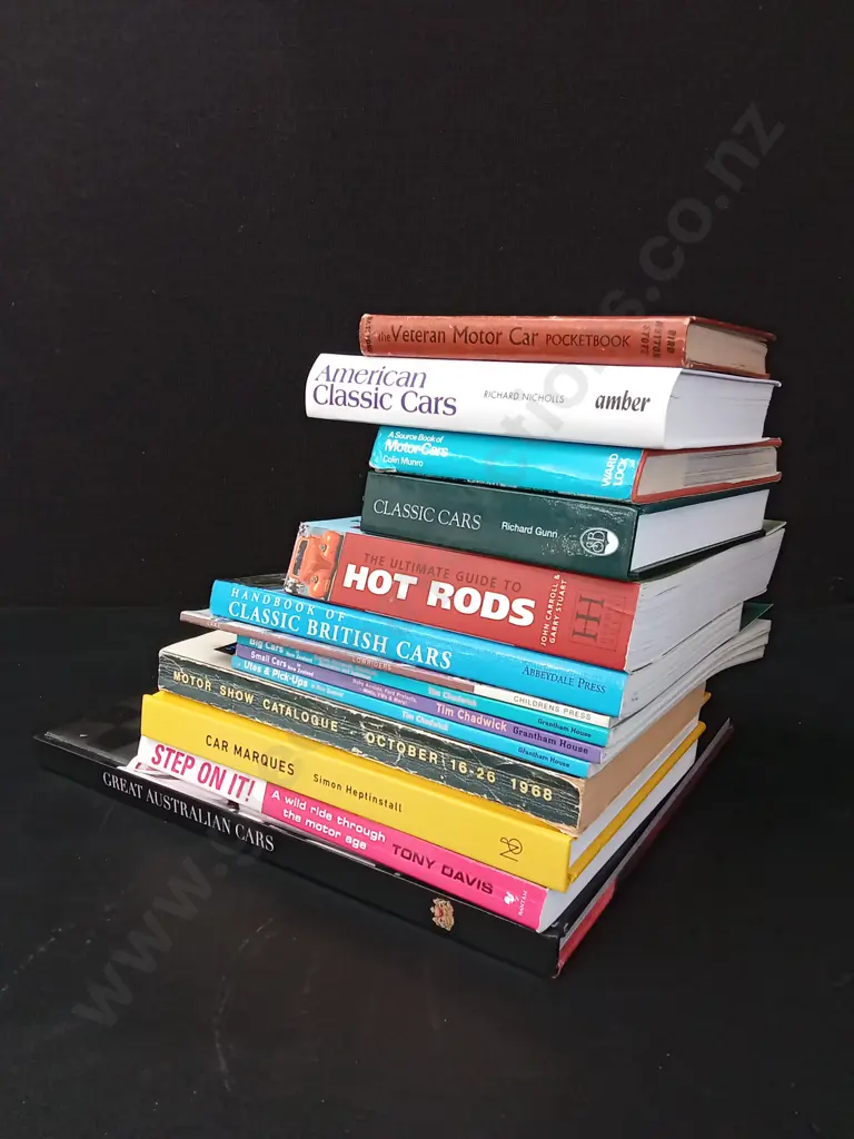 14 BOOKS ON CARS Image 1++