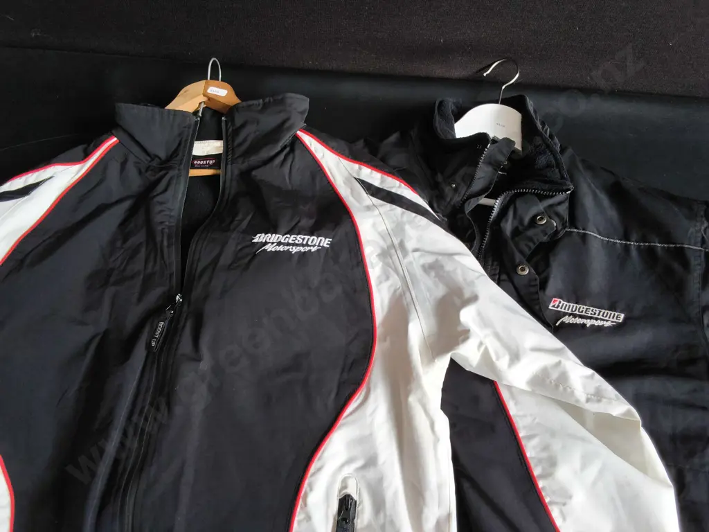 PAIR OF BRIDGESTONE MOTORSPORT JACKETS, SIZE S Image 1++